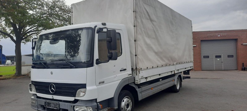 Mercedes-Benz 816 Pritsche Plane - Камион с брезент: снимка 1 Mercedes-Benz 816 Pritsche Plane - Камион с брезент: снимка 1
