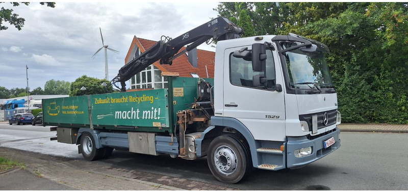 Mercedes-Benz Atego 1529 - Бордови камион, Камион с кран: снимка 1 Mercedes-Benz Atego 1529 - Бордови камион, Камион с кран: снимка 1