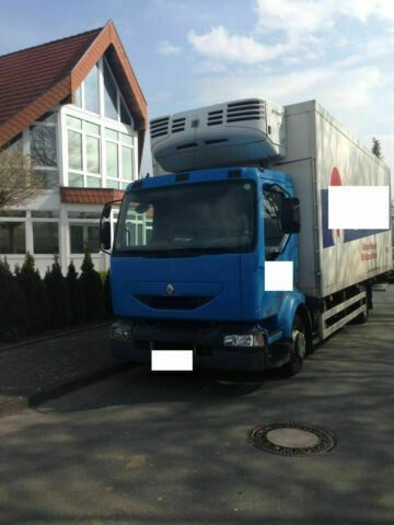 Renault Midlum 220 Tiefkühlkoffer Thermoking Diesel+Stro - Рефрижератор камион: снимка 1 Renault Midlum 220 Tiefkühlkoffer Thermoking Diesel+Stro - Рефрижератор камион: снимка 1