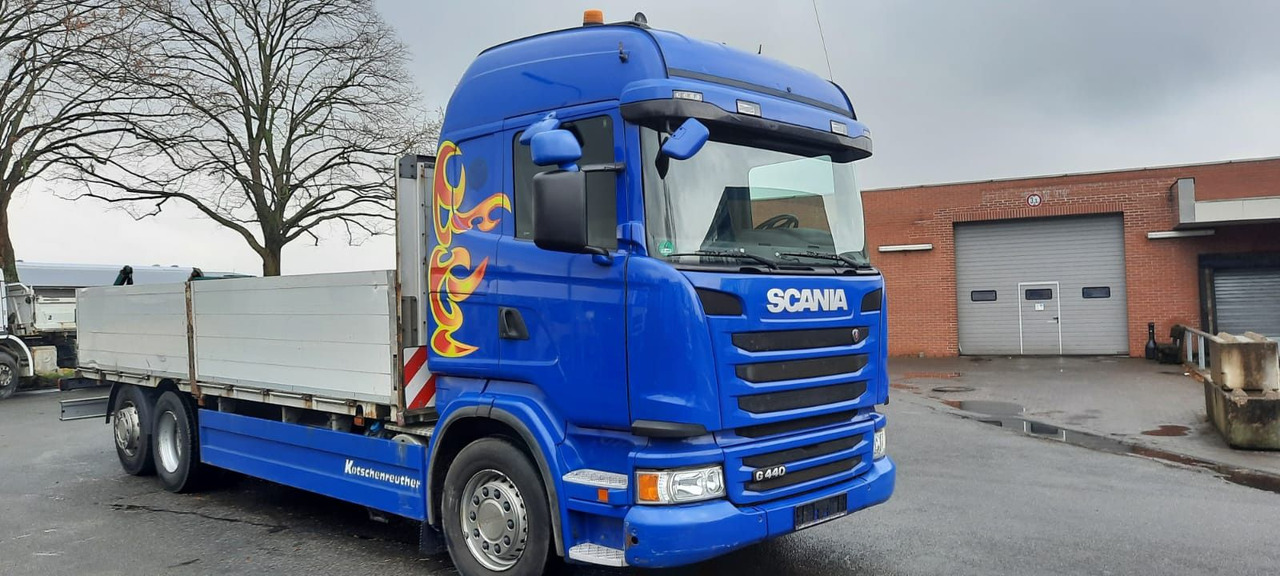 Scania G440 Pritsche 6x2 Kran am Heck vor. - Бордови камион, Камион с кран: снимка 2 Scania G440 Pritsche 6x2 Kran am Heck vor. - Бордови камион, Камион с кран: снимка 2