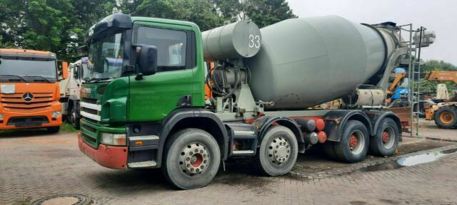 Scania P340PS 4-Achser 8x4 Betonmischer Euro:4 - Бетоновоз: снимка 1 Scania P340PS 4-Achser 8x4 Betonmischer Euro:4 - Бетоновоз: снимка 1