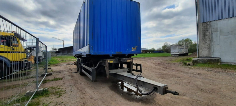 Schmitz Cargobull Containeranhänger mit Container - Контейнеровоз/ Сменна каросерия ремарке: снимка 4 Schmitz Cargobull Containeranhänger mit Container - Контейнеровоз/ Сменна каросерия ремарке: снимка 4