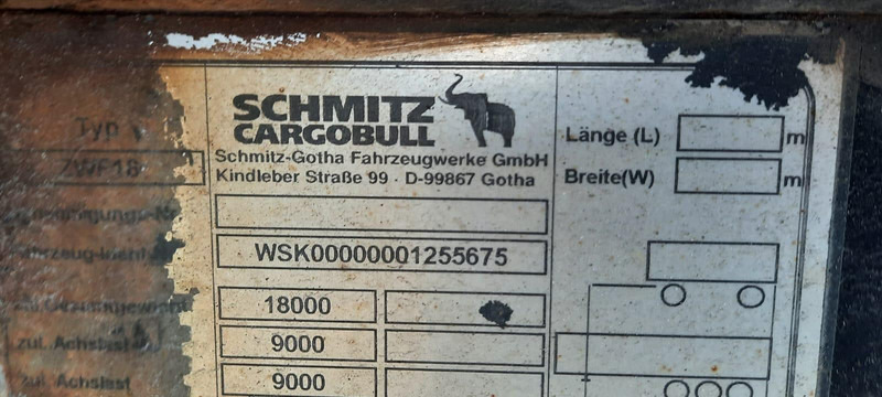 Schmitz Cargobull Containeranhänger mit Container - Контейнеровоз/ Сменна каросерия ремарке: снимка 2 Schmitz Cargobull Containeranhänger mit Container - Контейнеровоз/ Сменна каросерия ремарке: снимка 2