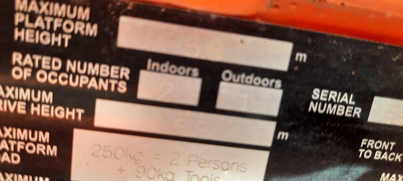 Ножична работна платформа Snorkel S3219E Hebebühne: снимка 6