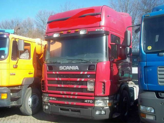 Scania 124-470 Topline Retader Kipperhydraulik - Влекач: снимка 1 Scania 124-470 Topline Retader Kipperhydraulik - Влекач: снимка 1
