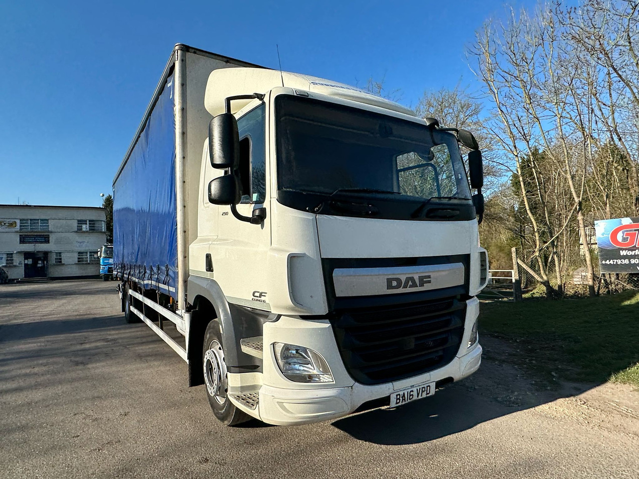 2016 DAF CF 250 Curtainside Truck - Камион с брезент: снимка 2 2016 DAF CF 250 Curtainside Truck - Камион с брезент: снимка 2