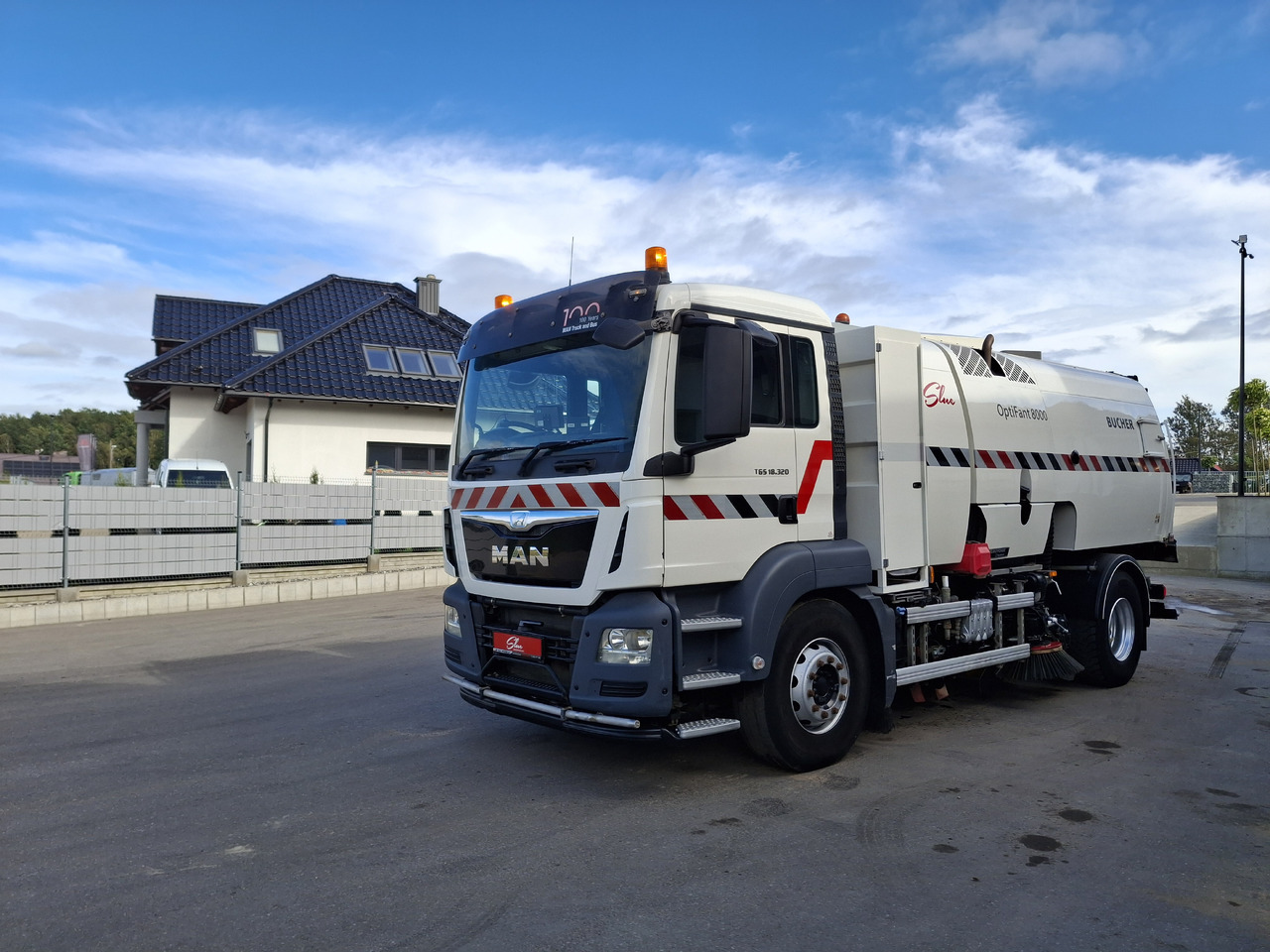 MAN TGS 18.320 Zamiatarka Kehrmaschine BUCHER OptiFant 8000 Karcher Euro 6 PM10 L/R Hochdruckreinigung - Мотометачна машина: снимка 2 MAN TGS 18.320 Zamiatarka Kehrmaschine BUCHER OptiFant 8000 Karcher Euro 6 PM10 L/R Hochdruckreinigung - Мотометачна машина: снимка 2