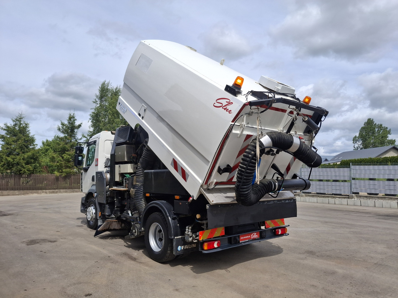 Мотометачна машина RENAULT D16 Zamiatarka Kehrmaschine FAUN Euro 6 PM10 Szczotki L/R Karcher Rura Do Liści 2 Motoren: снимка 8