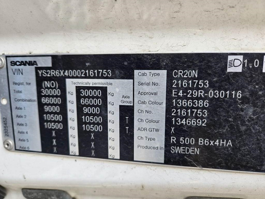 Лизинг на Scania R500 6X4  Scania R500 6X4: снимка 20