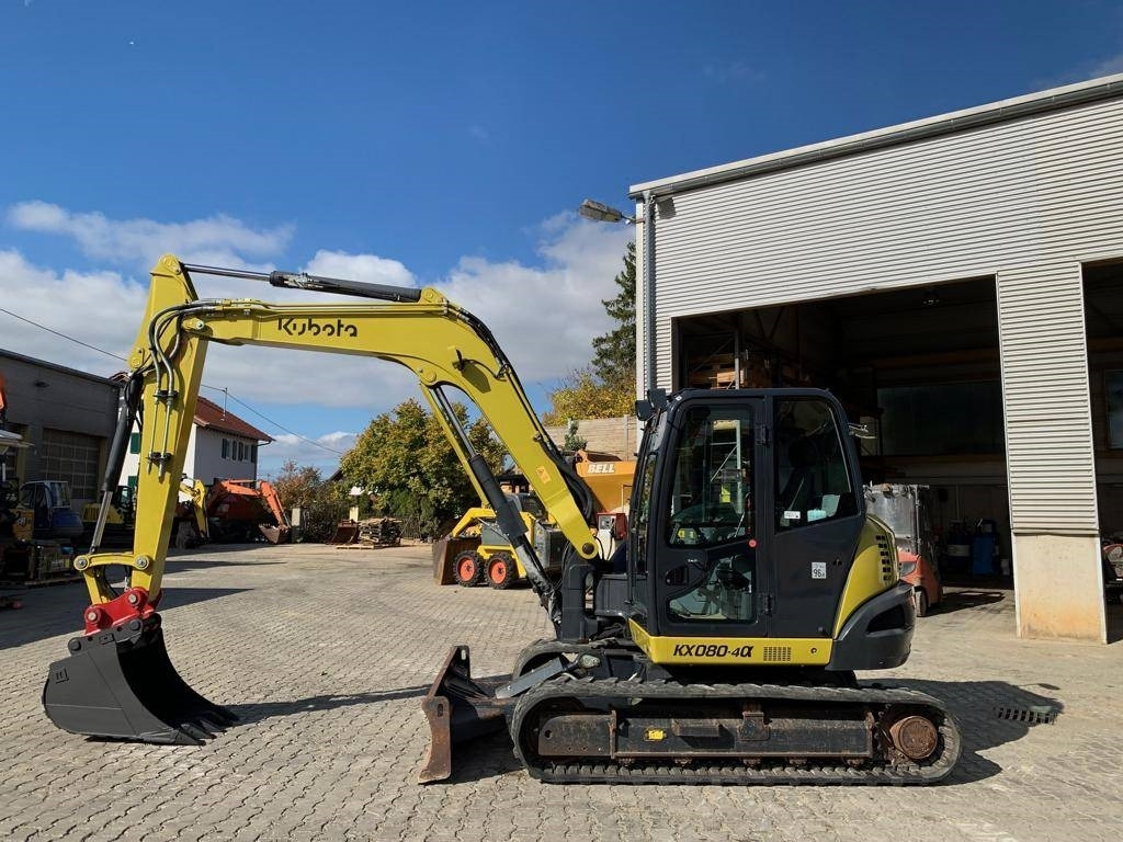 Kubota KX080-4@ - Мини багер: снимка 2 Kubota KX080-4@ - Мини багер: снимка 2
