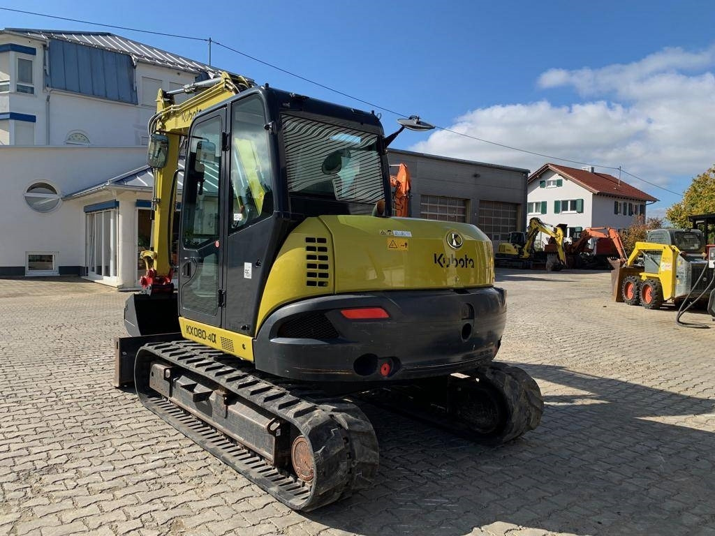 Kubota KX080-4@ - Мини багер: снимка 3 Kubota KX080-4@ - Мини багер: снимка 3
