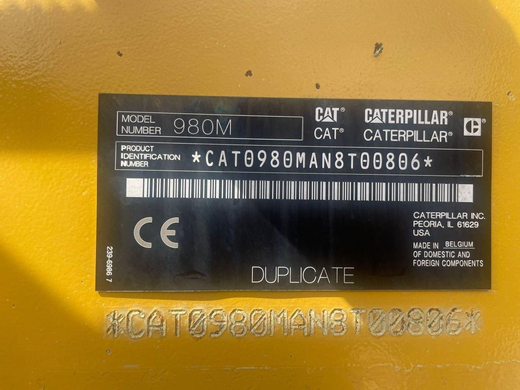 CAT 980M - Колесен товарач: снимка 2 CAT 980M - Колесен товарач: снимка 2
