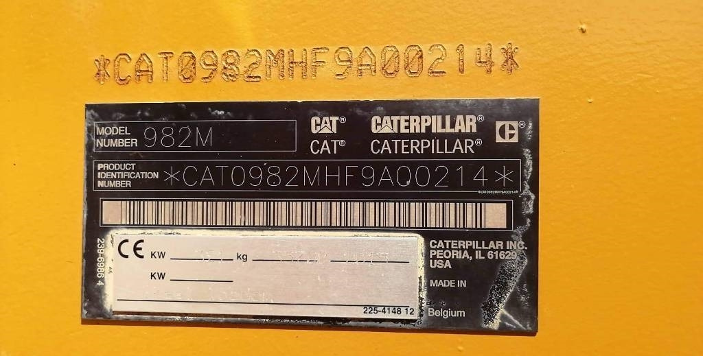 CAT 982 M - Колесен товарач: снимка 4 CAT 982 M - Колесен товарач: снимка 4