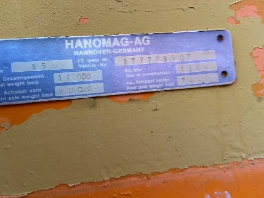 Hanomag 55 D - Колесен товарач: снимка 1 Hanomag 55 D - Колесен товарач: снимка 1