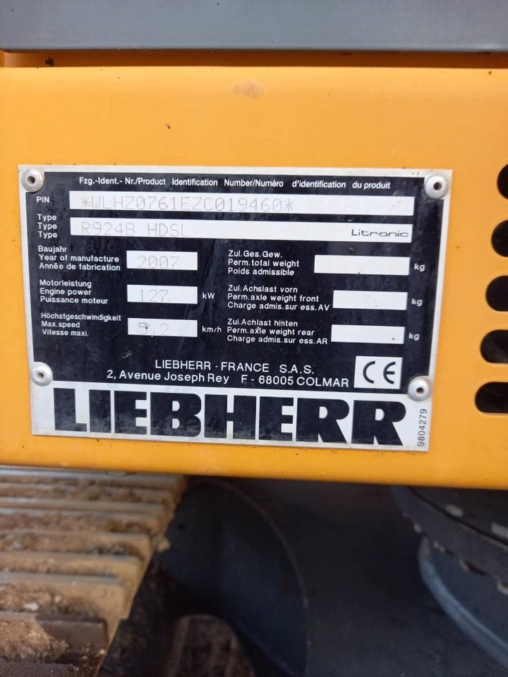 Верижен багер Liebherr R 924 B HD S L LITROIC: снимка 14