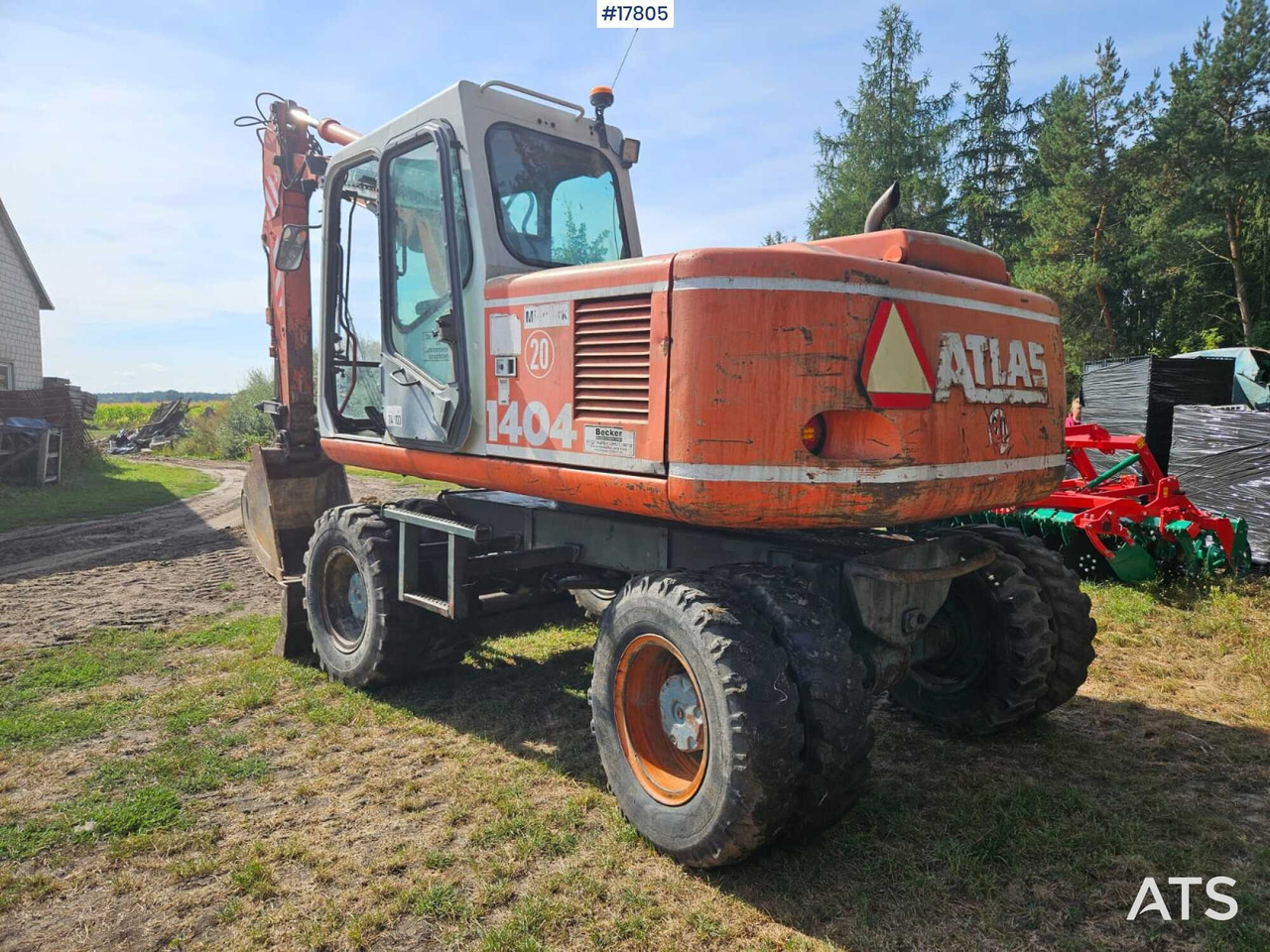 1995 Atlas 1404 - Колесен багер: снимка 5 1995 Atlas 1404 - Колесен багер: снимка 5