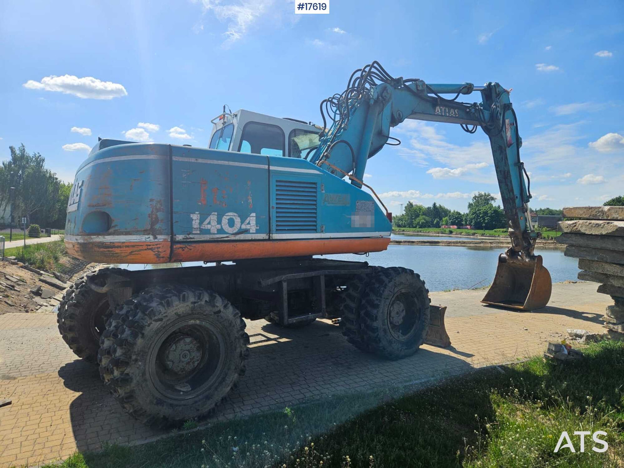 1997 Atlas 1404 - Колесен багер: снимка 2 1997 Atlas 1404 - Колесен багер: снимка 2