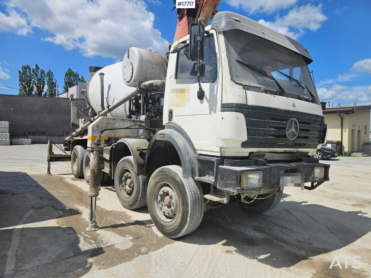 1997 Mercedes-Benz 3734 - Миксер-помпа: снимка 4 1997 Mercedes-Benz 3734 - Миксер-помпа: снимка 4