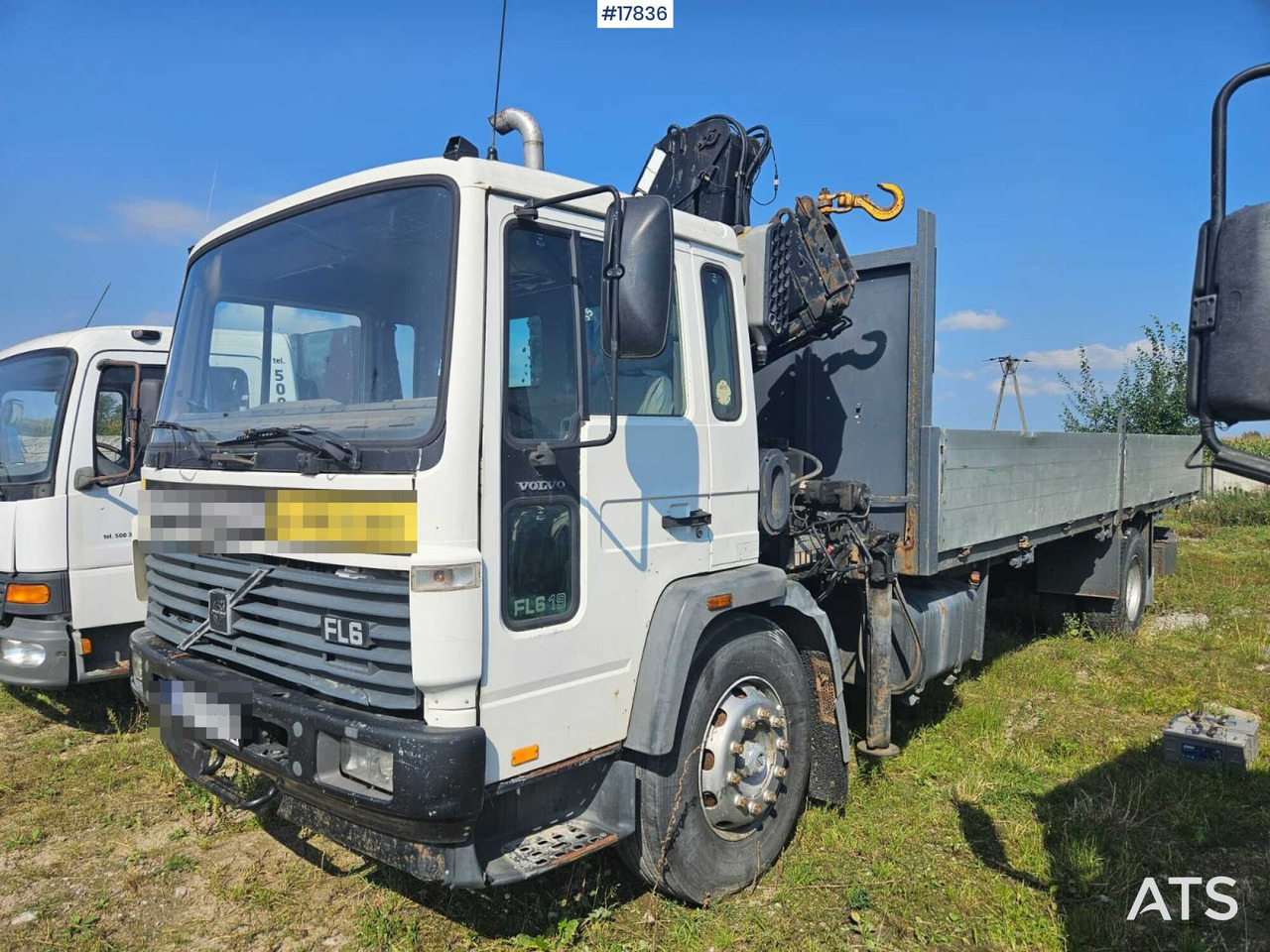 1997 Volvo FL 619 - Бордови камион, Камион с кран: снимка 1 1997 Volvo FL 619 - Бордови камион, Камион с кран: снимка 1