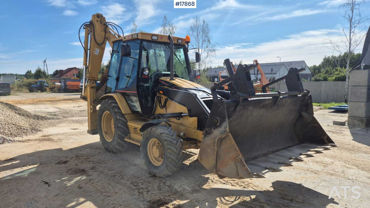 2003 CAT 424D - Багер-товарач: снимка 4 2003 CAT 424D - Багер-товарач: снимка 4