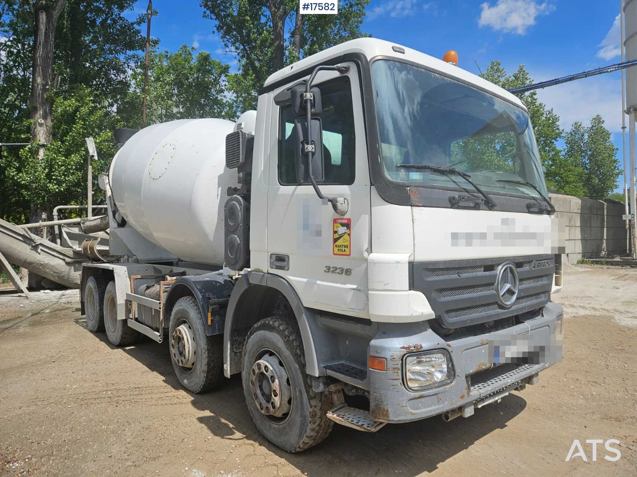 2005 Mercedes-Benz Actros 3236 - Бетоновоз: снимка 4 2005 Mercedes-Benz Actros 3236 - Бетоновоз: снимка 4