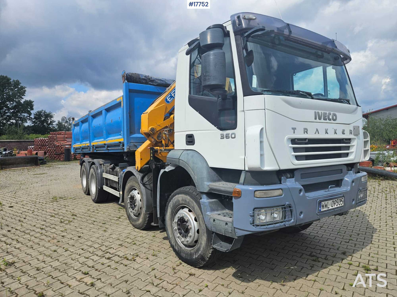 2007 Iveco Trakker +EFFER 210 3s - Камион с кран, Самосвал камион: снимка 4 2007 Iveco Trakker +EFFER 210 3s - Камион с кран, Самосвал камион: снимка 4