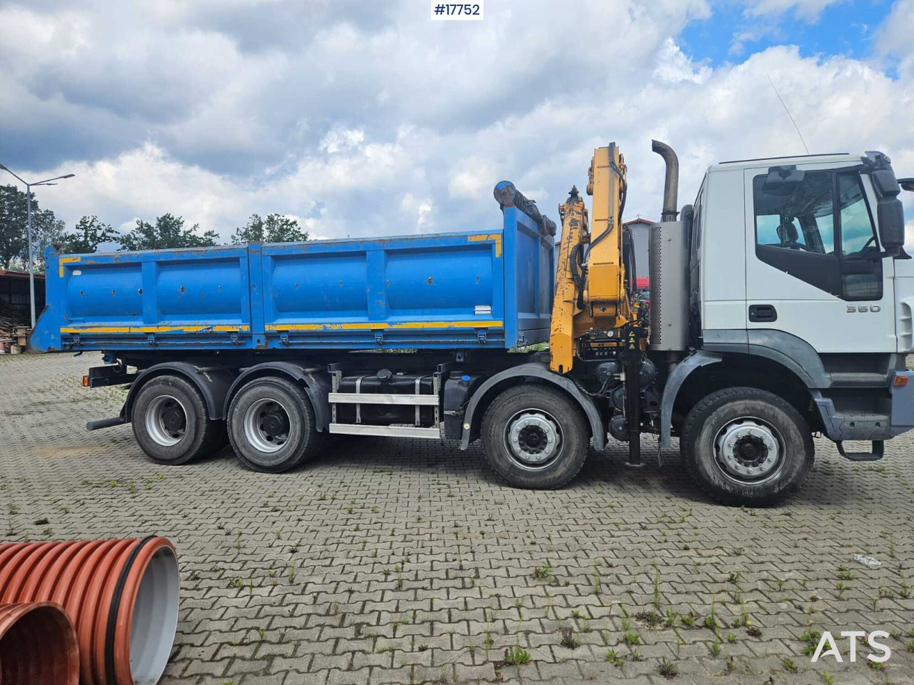 2007 Iveco Trakker +EFFER 210 3s - Камион с кран, Самосвал камион: снимка 2 2007 Iveco Trakker +EFFER 210 3s - Камион с кран, Самосвал камион: снимка 2