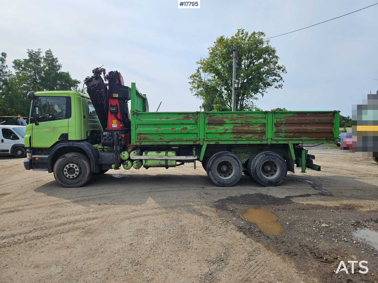 Бордови камион, Камион с кран 2007 Scania P 340: снимка 6 Бордови камион, Камион с кран 2007 Scania P 340: снимка 6