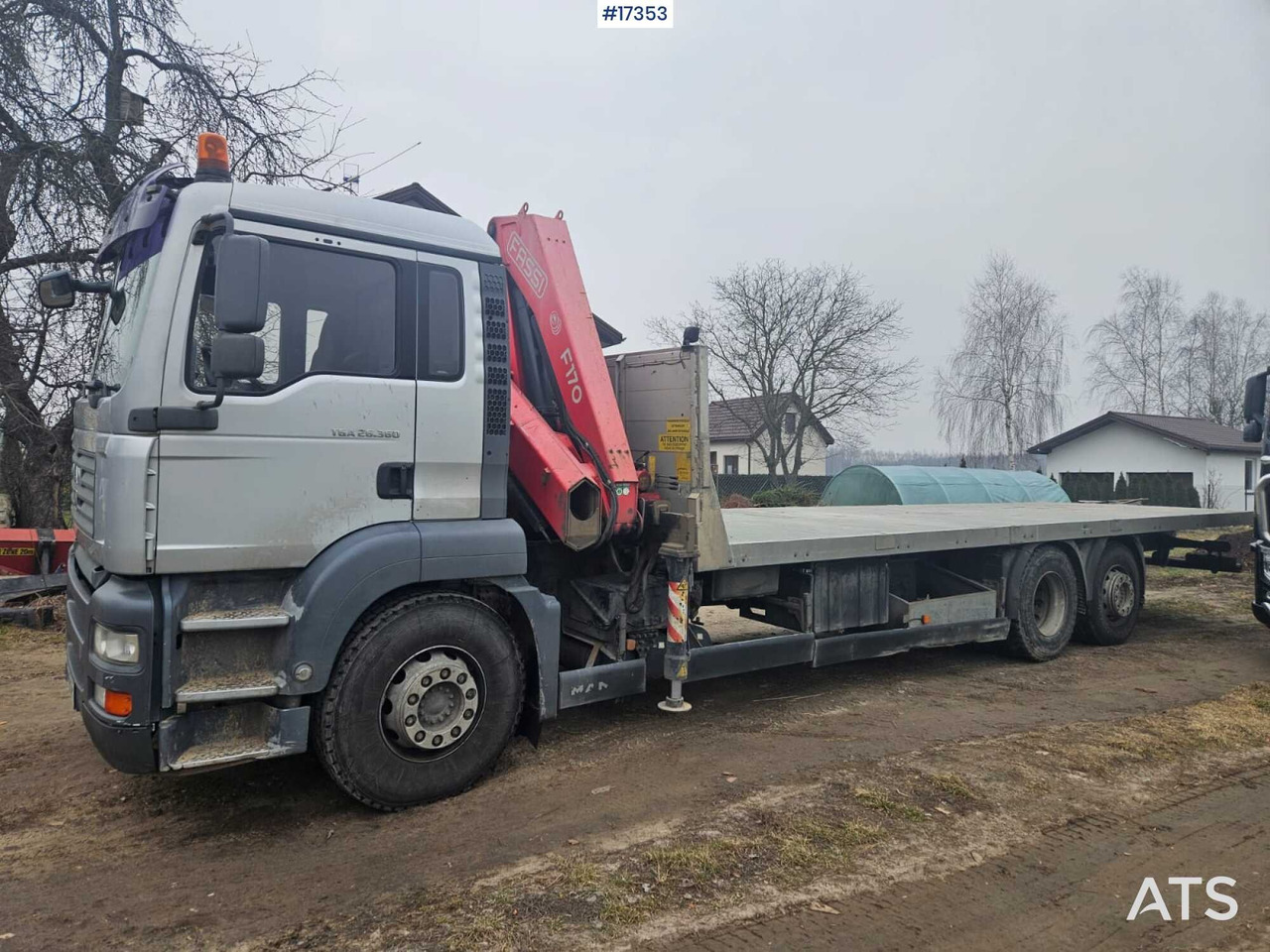 2008 DAF 26.360 HDS FASSI - Камион с кран: снимка 1 2008 DAF 26.360 HDS FASSI - Камион с кран: снимка 1