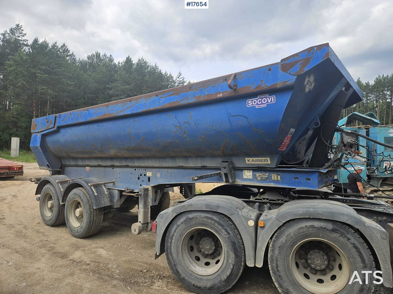 2010 ROBUSTE - KAISER S3302 - Самосвал полуремарке: снимка 3 2010 ROBUSTE - KAISER S3302 - Самосвал полуремарке: снимка 3