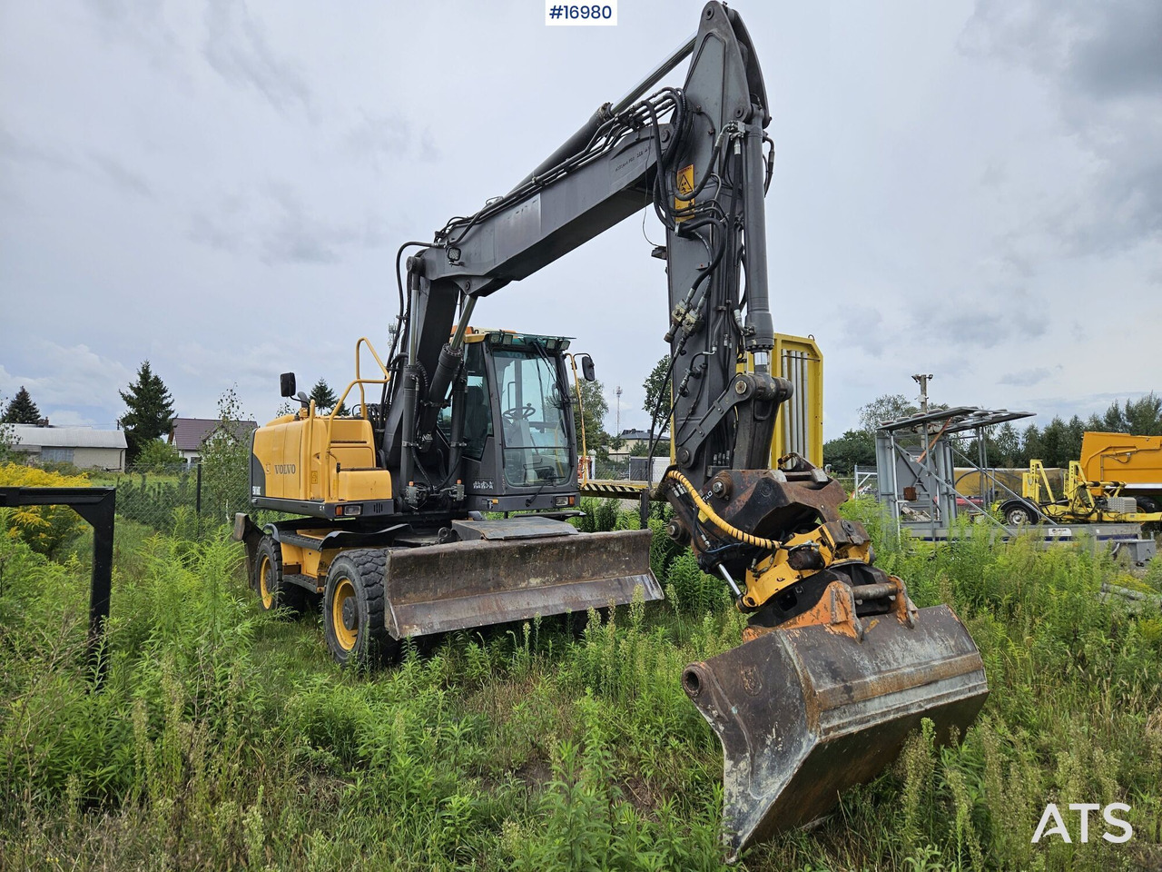 2010 Volvo EW160C z rototilt i łyżką w zestawie - Колесен багер: снимка 1 2010 Volvo EW160C z rototilt i łyżką w zestawie - Колесен багер: снимка 1