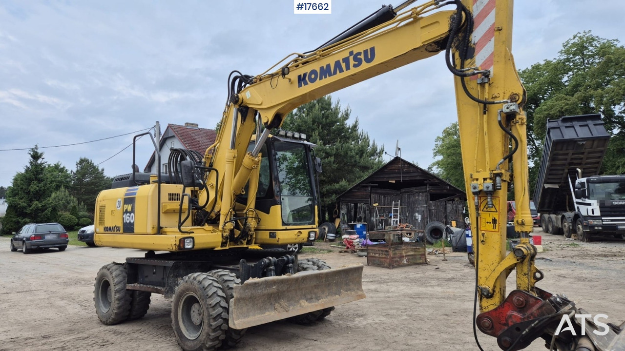 2012 Komatsu PW 160 - Колесен багер: снимка 2 2012 Komatsu PW 160 - Колесен багер: снимка 2