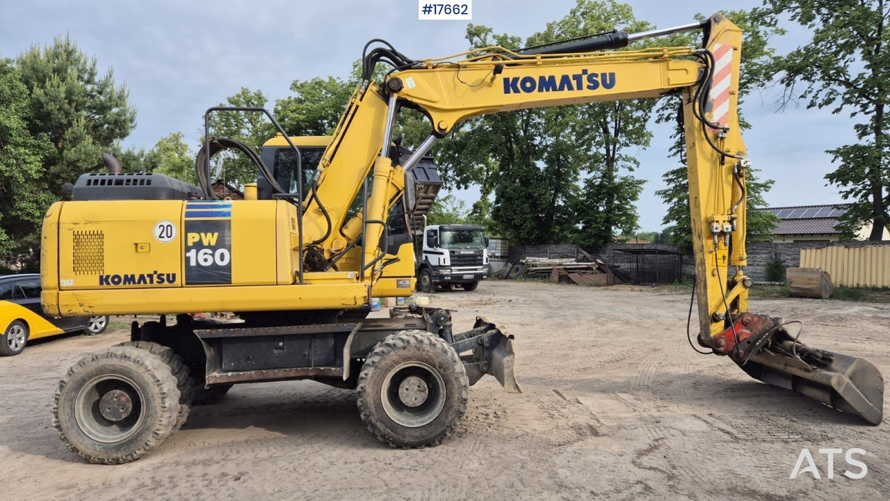 2012 Komatsu PW 160 - Колесен багер: снимка 4 2012 Komatsu PW 160 - Колесен багер: снимка 4