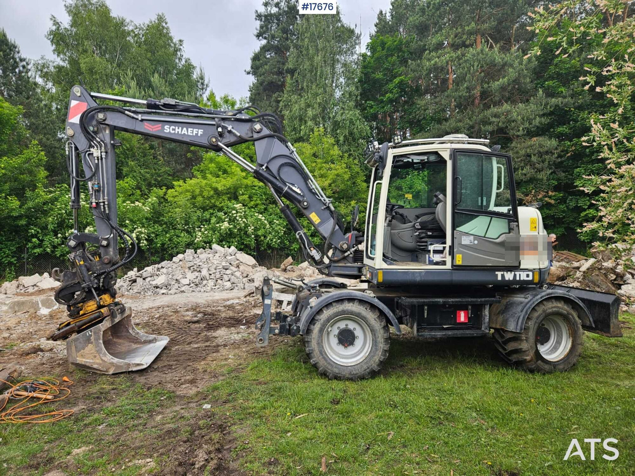 2017 Schaeff TW 110 - Колесен багер: снимка 4 2017 Schaeff TW 110 - Колесен багер: снимка 4