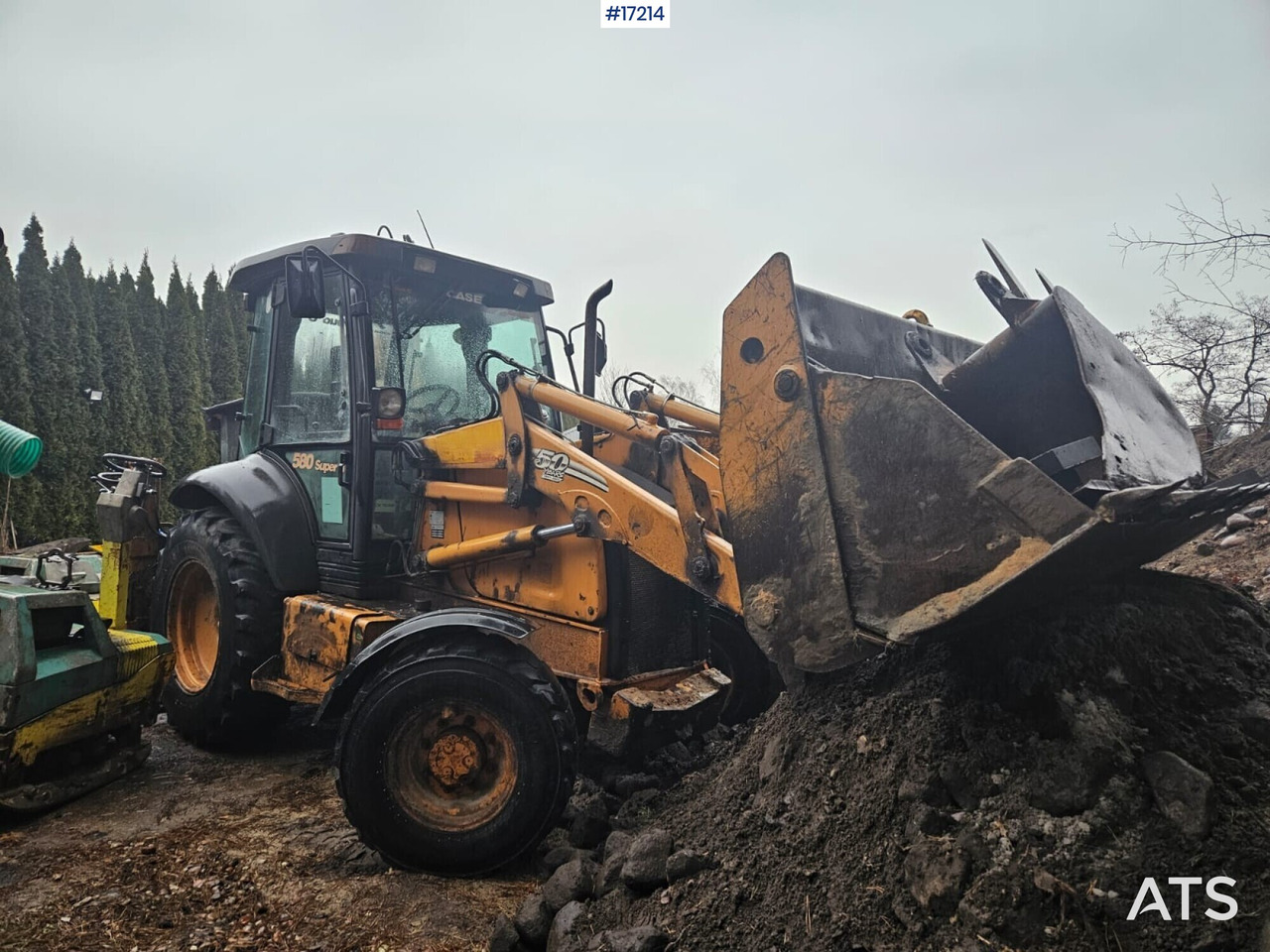 CASE 580SR - 4PT Backhoe Loader (2007) - Багер-товарач: снимка 1 CASE 580SR - 4PT Backhoe Loader (2007) - Багер-товарач: снимка 1