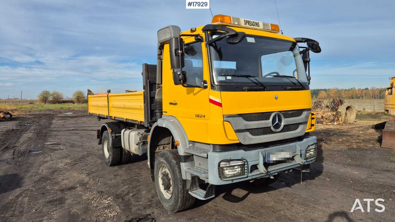 Mercedes-Benz 1824 4x4 dump truck (2005) - Самосвал камион: снимка 1 Mercedes-Benz 1824 4x4 dump truck (2005) - Самосвал камион: снимка 1
