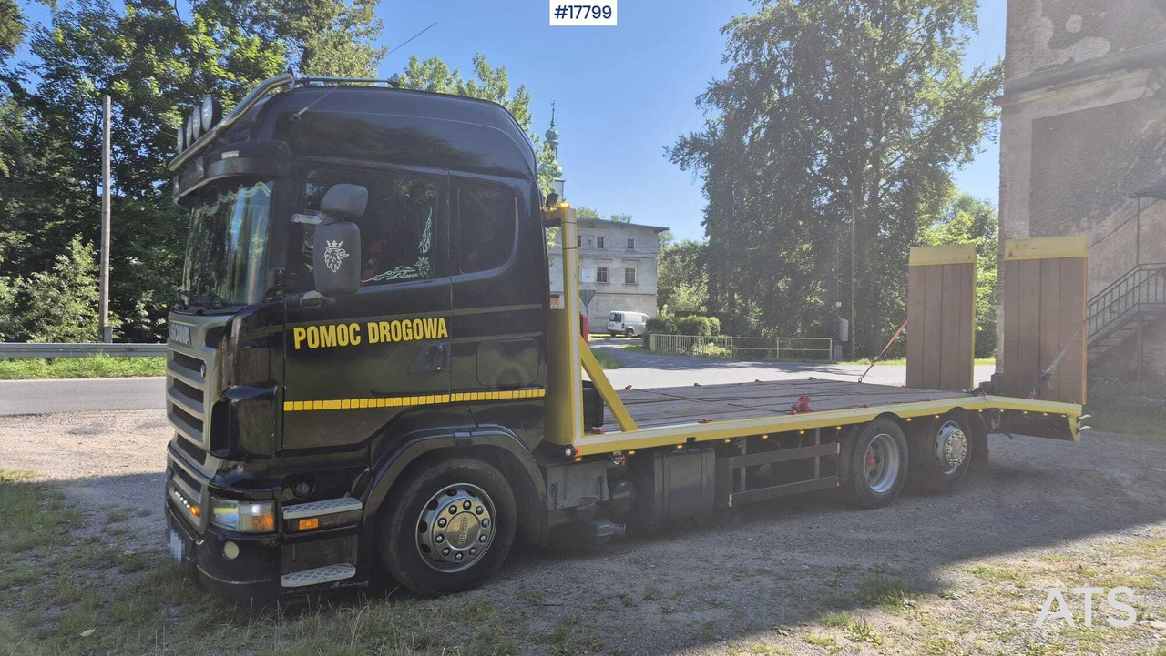 Камион пътна помощ Tow truck / Roadside assistance SCANIA 6x2 R420 (2005): снимка 6