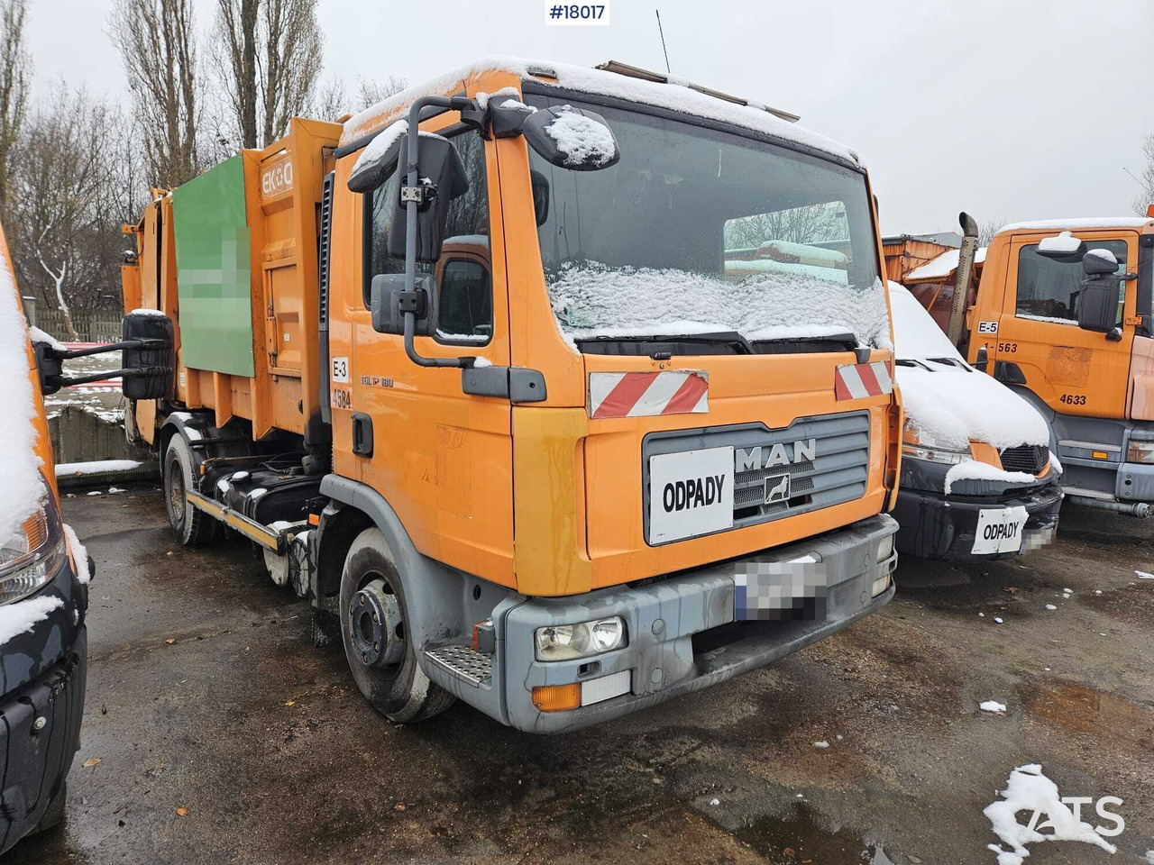 Truck MAN TGA 12.180 (2007) with EKOCEL mini garbage truck body - Боклукчийска кола: снимка 3 Truck MAN TGA 12.180 (2007) with EKOCEL mini garbage truck body - Боклукчийска кола: снимка 3