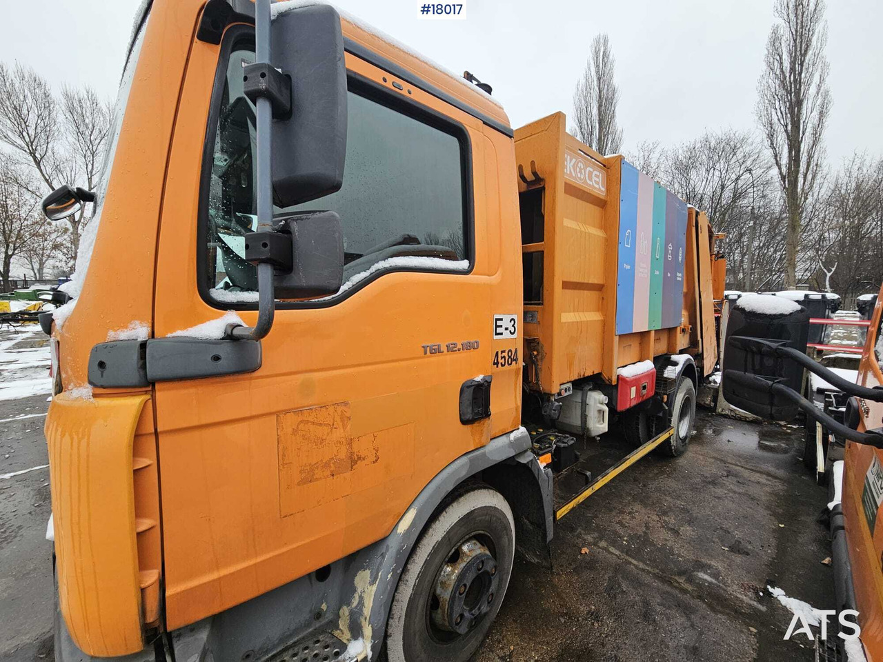 Truck MAN TGA 12.180 (2007) with EKOCEL mini garbage truck body - Боклукчийска кола: снимка 5 Truck MAN TGA 12.180 (2007) with EKOCEL mini garbage truck body - Боклукчийска кола: снимка 5