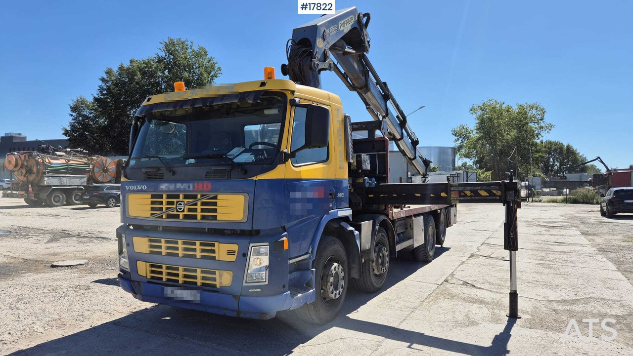 Truck VOLVO FM12 HDS - PALFINGER PK 42502 - Бордови камион, Камион с кран: снимка 4 Truck VOLVO FM12 HDS - PALFINGER PK 42502 - Бордови камион, Камион с кран: снимка 4