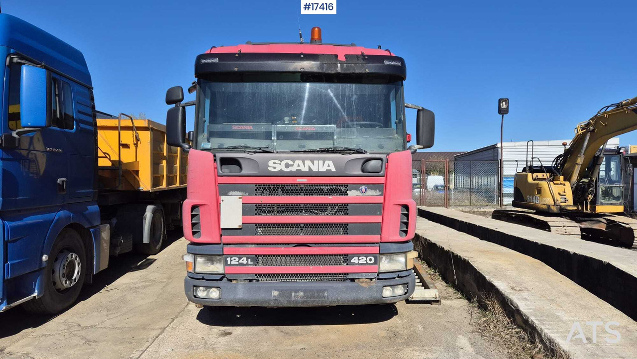 Tractor SCANIA 124L 420KM (2003) + BERGER tipper semi-trailer (2007) - Влекач, Самосвал полуремарке: снимка 3 Tractor SCANIA 124L 420KM (2003) + BERGER tipper semi-trailer (2007) - Влекач, Самосвал полуремарке: снимка 3