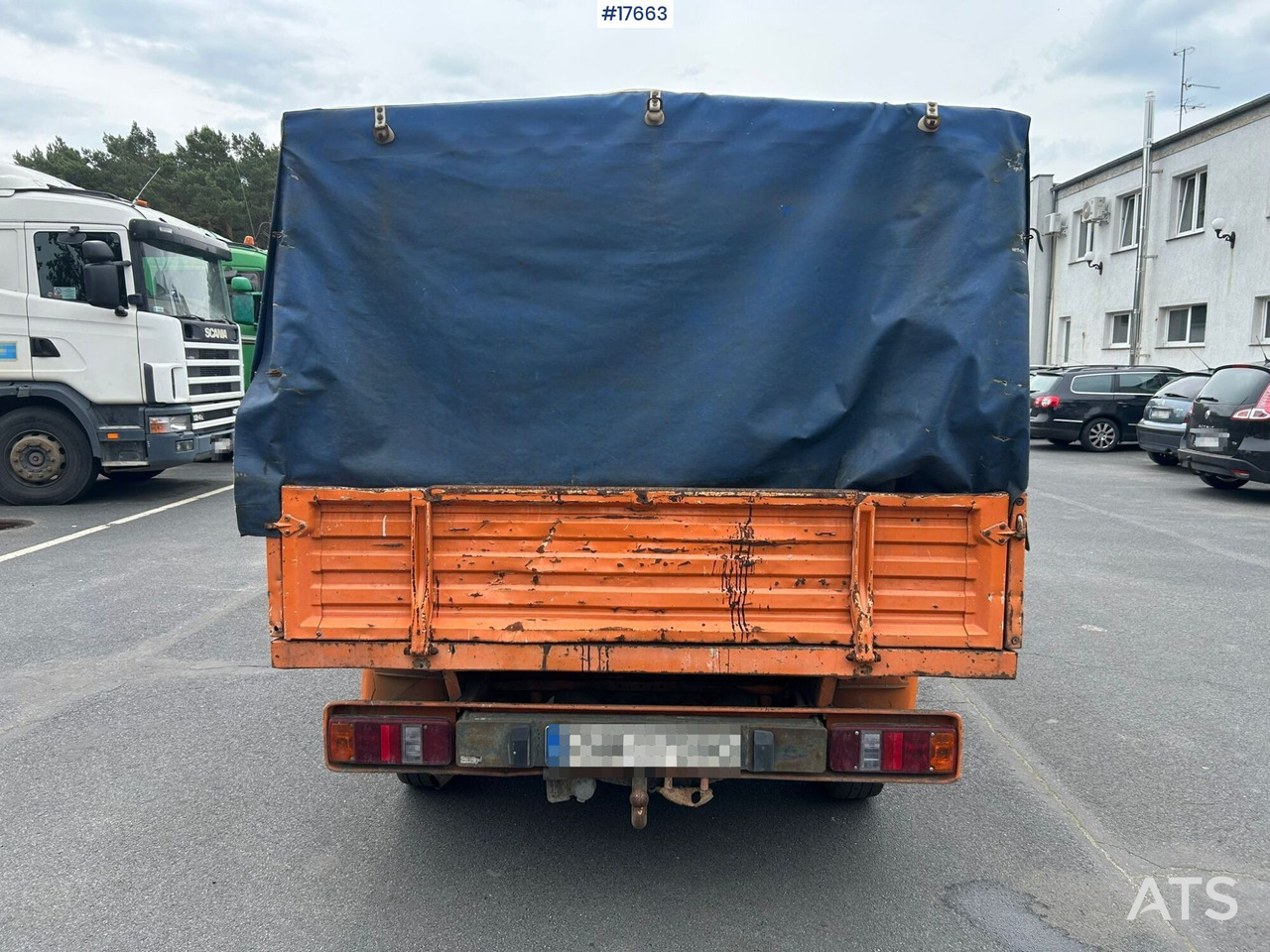 Брезентов бус, Бус с двойна кабина Volkswagen Transporter 1.9D double cab with box body (1992): снимка 7