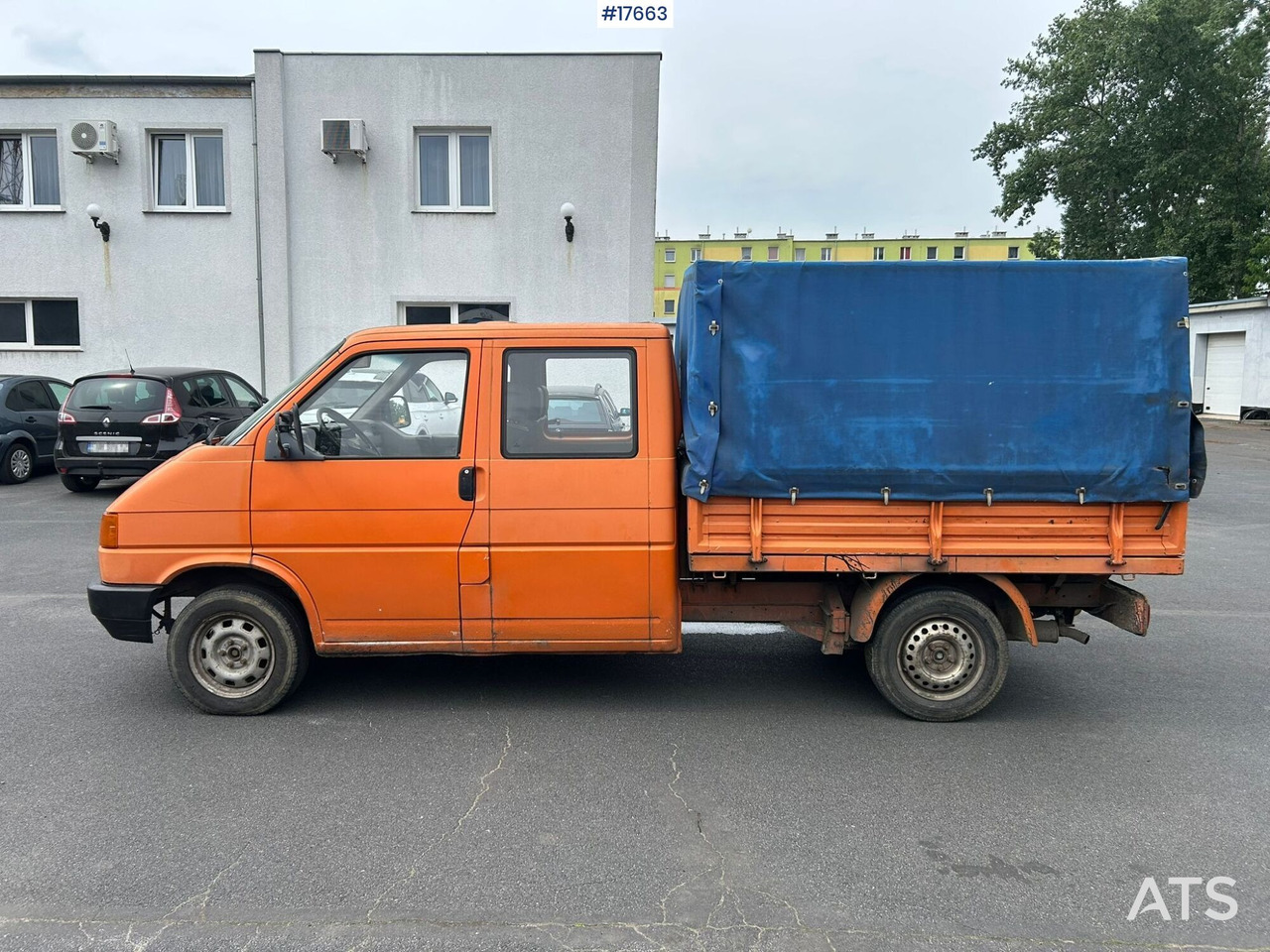 Брезентов бус, Бус с двойна кабина Volkswagen Transporter 1.9D double cab with box body (1992): снимка 10