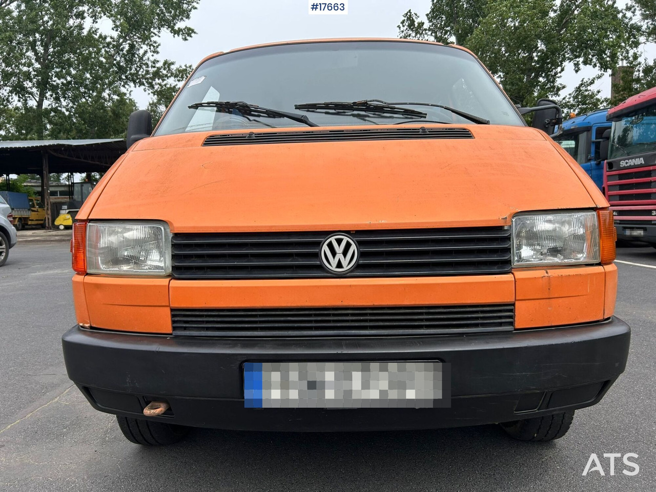 Volkswagen Transporter 1.9D double cab with box body (1992) - Брезентов бус, Бус с двойна кабина: снимка 3 Volkswagen Transporter 1.9D double cab with box body (1992) - Брезентов бус, Бус с двойна кабина: снимка 3