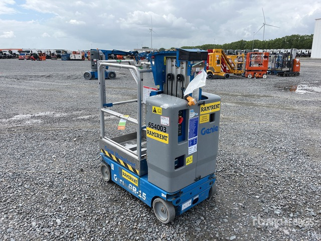 2016 Genie GR-15 (Inoperable) Vertical Mast Lift - Вертикална работна платформа: снимка 3 2016 Genie GR-15 (Inoperable) Vertical Mast Lift - Вертикална работна платформа: снимка 3