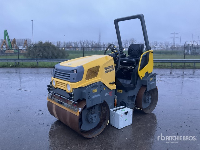 2016 Wacker Neuson RD27-120 Double Drum Roller - Пътен валяк: снимка 3 2016 Wacker Neuson RD27-120 Double Drum Roller - Пътен валяк: снимка 3