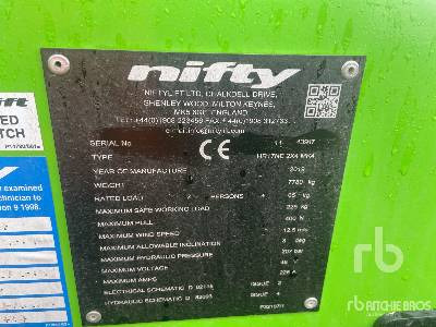 NIFTY-LIFT HR17NE MK4 2WD Electric - Артикулираща платформа: снимка 5 NIFTY-LIFT HR17NE MK4 2WD Electric - Артикулираща платформа: снимка 5