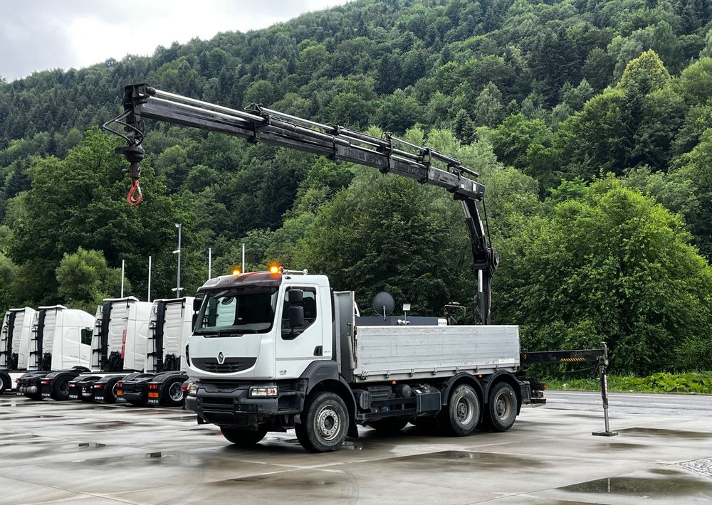 Renault Kerax 380 EEV // Skrzynia Burtowa // HIAB XS166 Hipro + Radio // Zwolnice // // - Бордови камион, Камион с кран: снимка 1 Renault Kerax 380 EEV // Skrzynia Burtowa // HIAB XS166 Hipro + Radio // Zwolnice // // - Бордови камион, Камион с кран: снимка 1