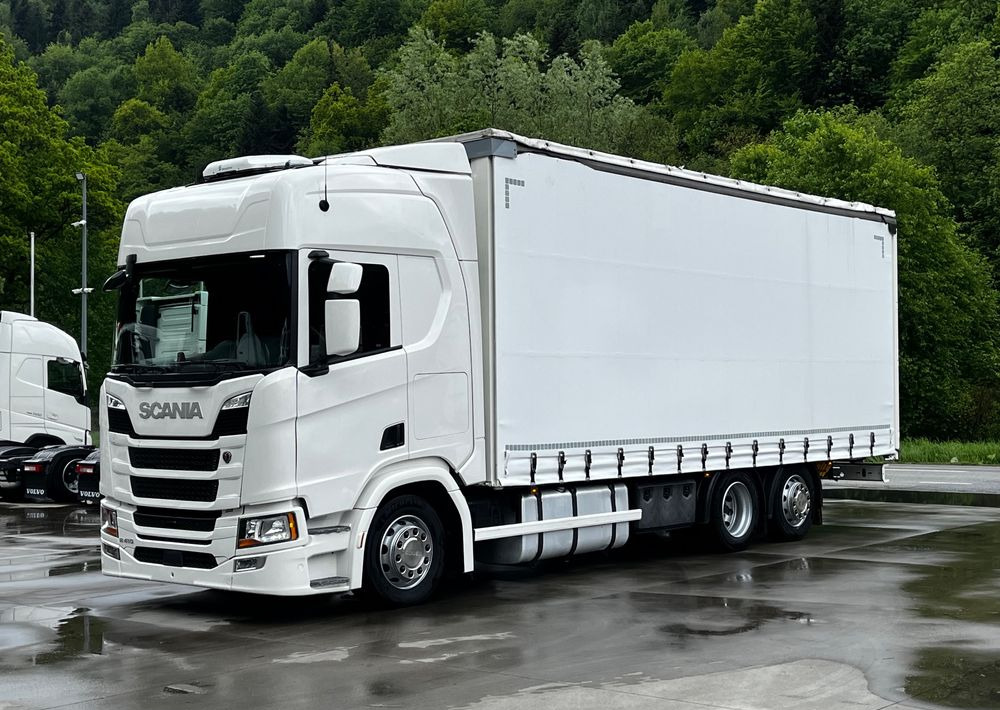 Scania R410 // 2018 Rok 6x2 // Retarder // Automat // Led // Navi // 77 // - Камион с брезент: снимка 1 Scania R410 // 2018 Rok 6x2 // Retarder // Automat // Led // Navi // 77 // - Камион с брезент: снимка 1