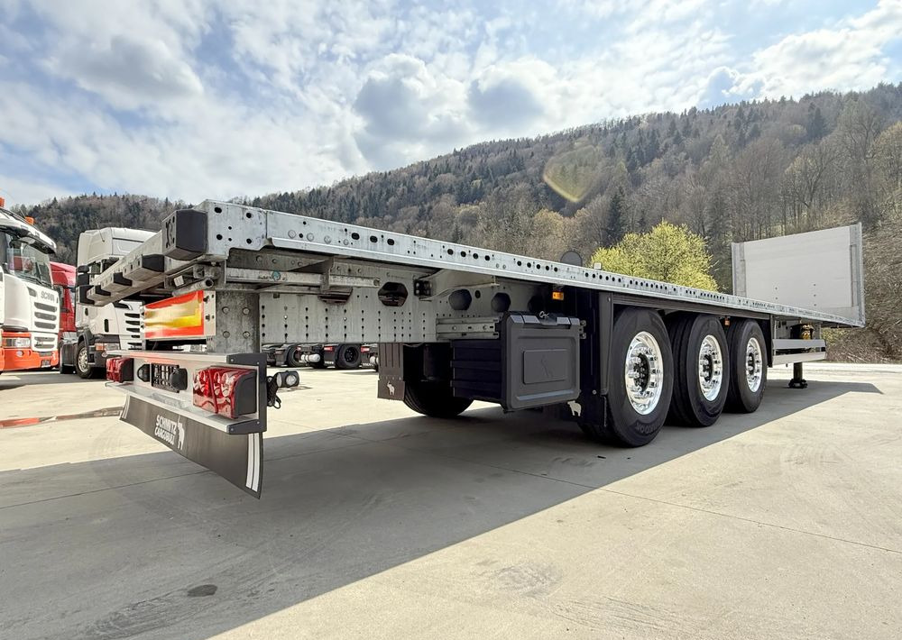 Бордово полуремарке/ Платформа Schmitz Cargobull STANDARD: снимка 12